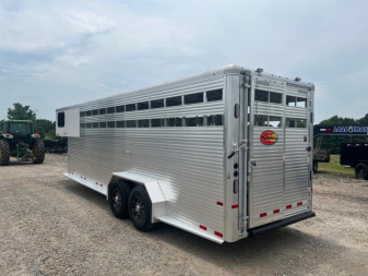 New 2024 Sundowner Trailers Rancher TR 24' GN Stock / Stock Combo Trailer