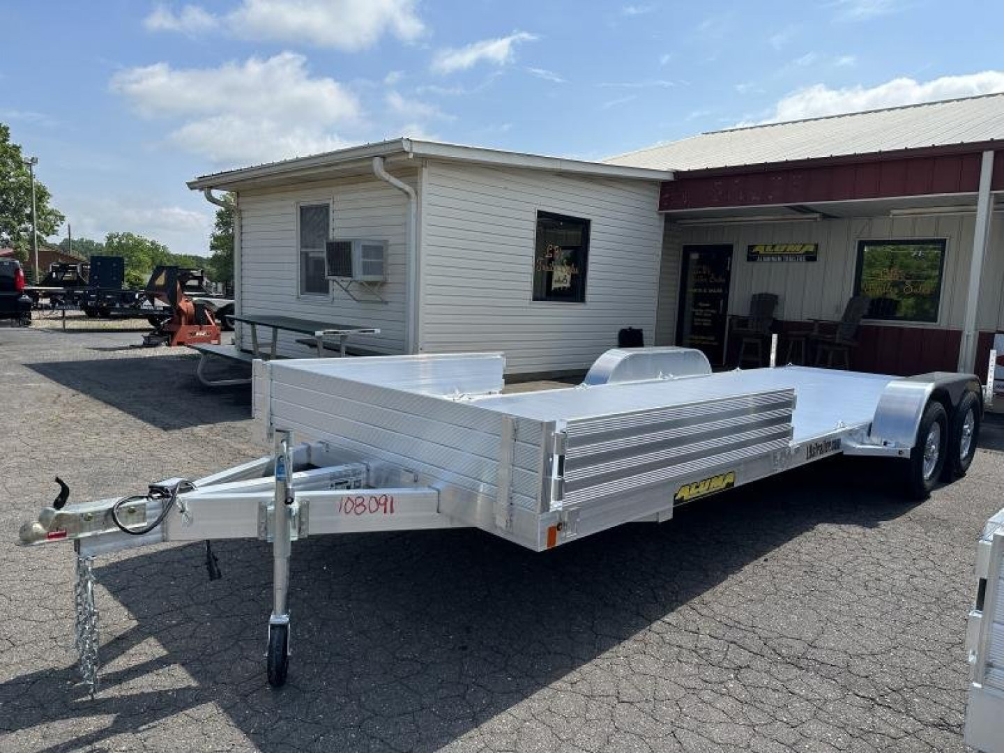New 2024 Aluma 8122TA Utility Trailer