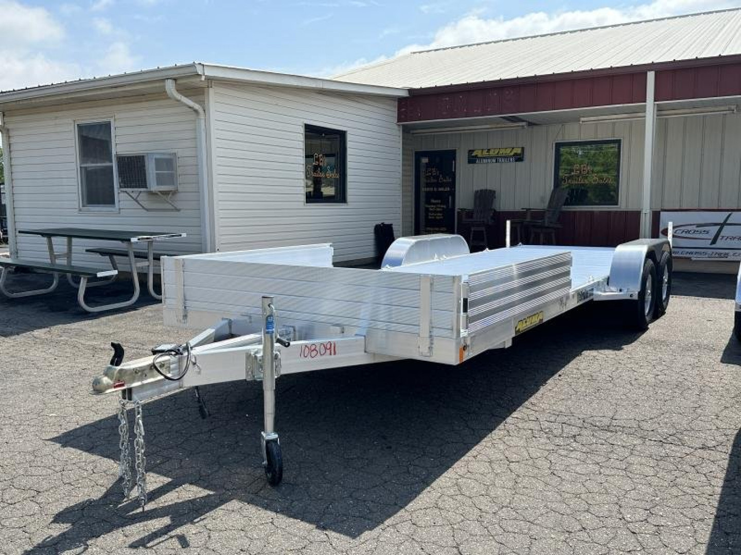 New 2024 Aluma 8122TA Utility Trailer