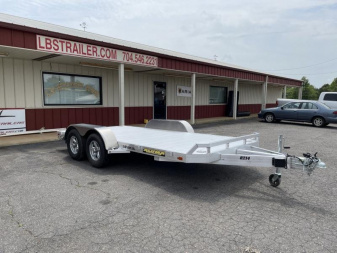 New 2024 Aluma 8214TA-EL-R-RTD Utility Trailer