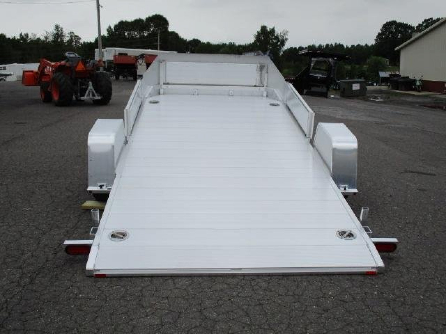 New SOLD 2024 Aluma 8214H-TILT-S-EL-RTD ATV Trailer