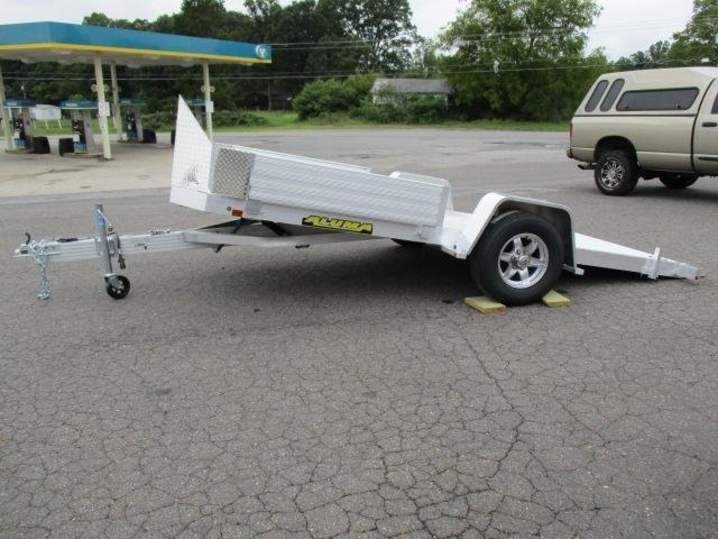 New SOLD 2024 Aluma 8214H-TILT-S-EL-RTD ATV Trailer