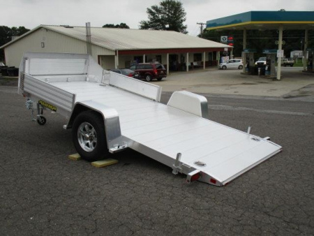 New SOLD 2024 Aluma 8214H-TILT-S-EL-RTD ATV Trailer