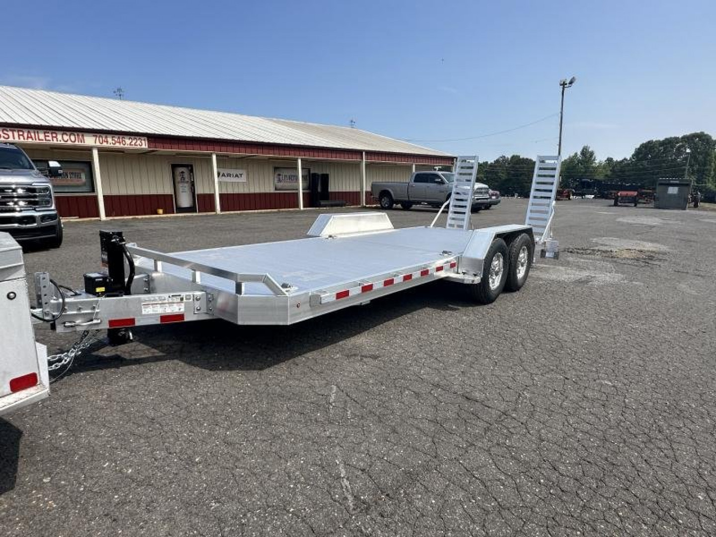 New 2024 Aluma 8220-14K Utility Trailer
