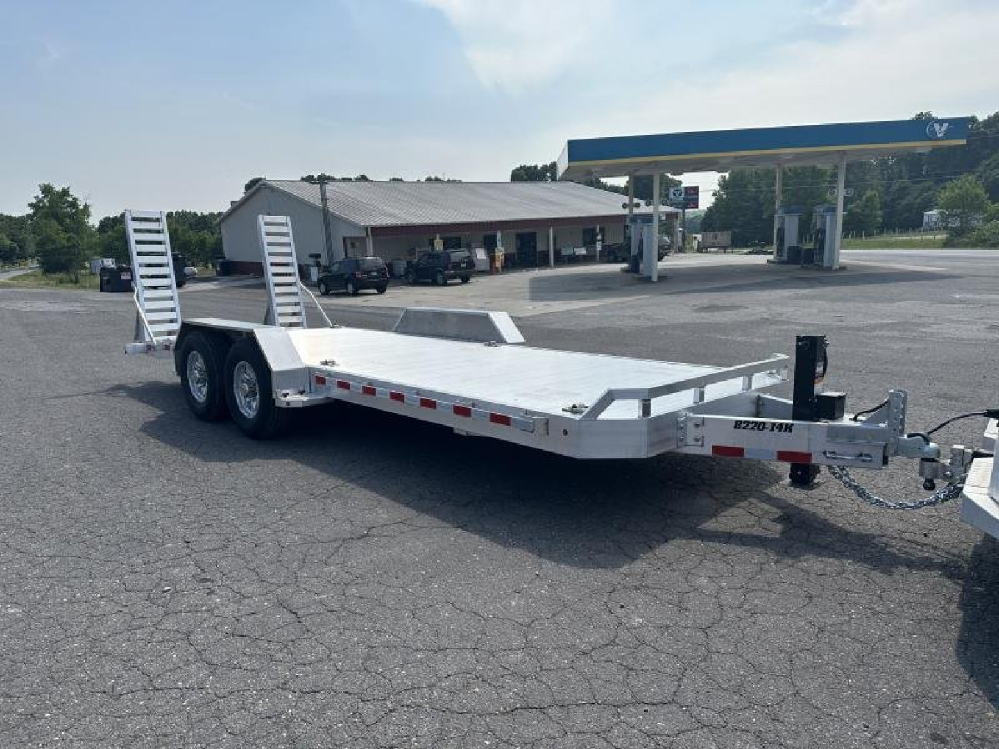 New 2024 Aluma 8220-14K Utility Trailer