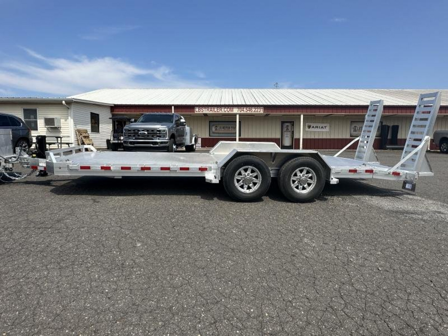 New 2024 Aluma 8220-14K Utility Trailer