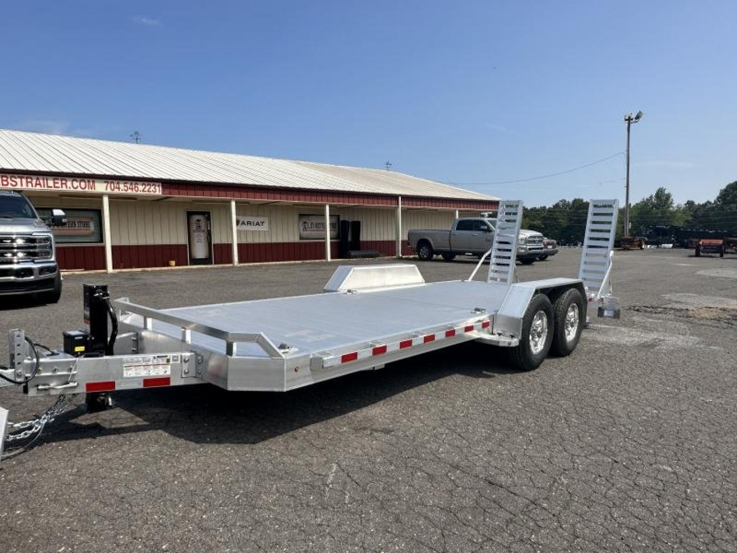 New 2024 Aluma 8220-14K Utility Trailer