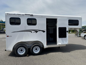 New 2023 Trails West GN-2H Adventure MX Horse Trailer