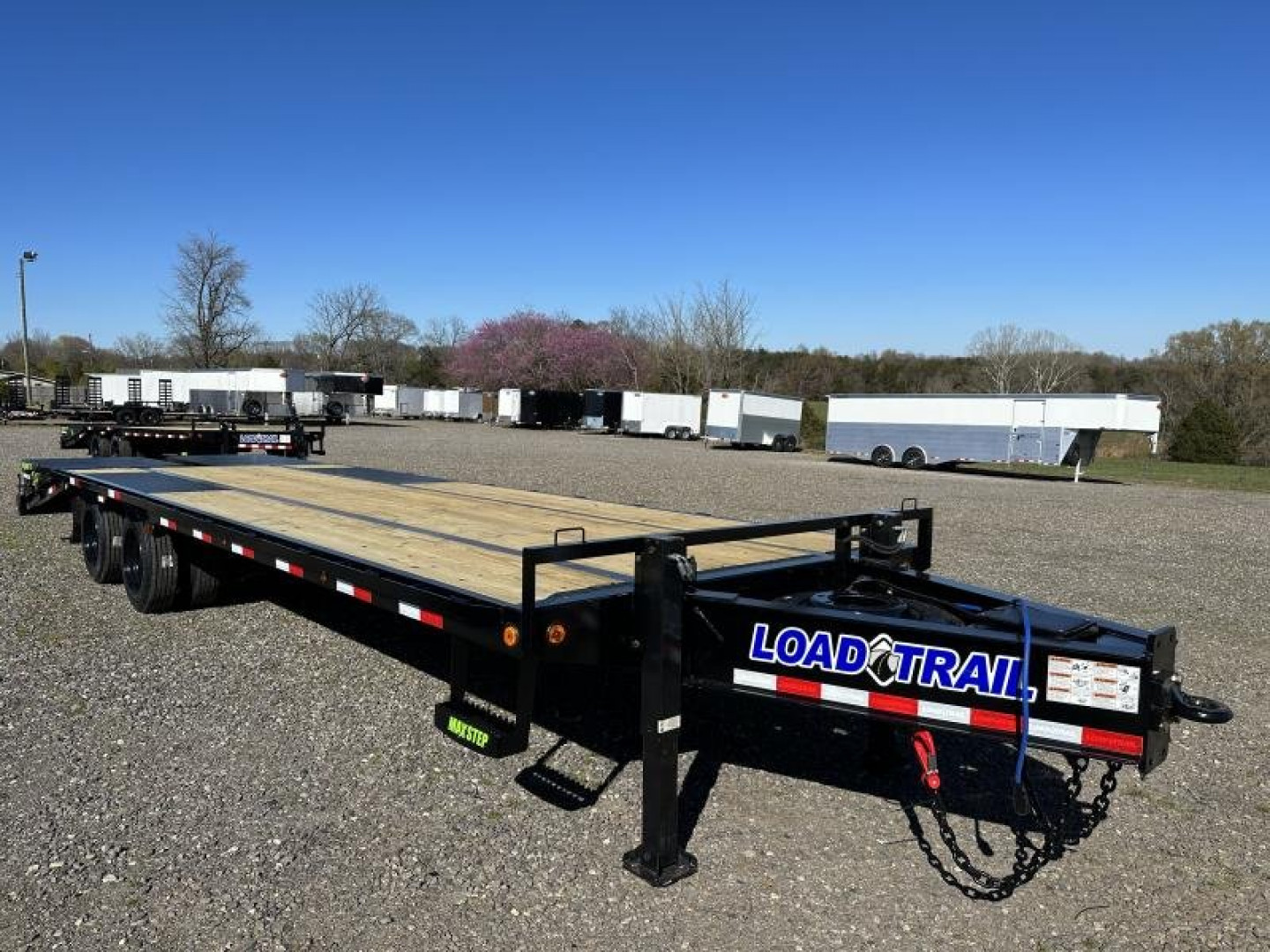 New 2023 Load Trail 102"X28' Low-Pro Pintle Hook Power Equipment