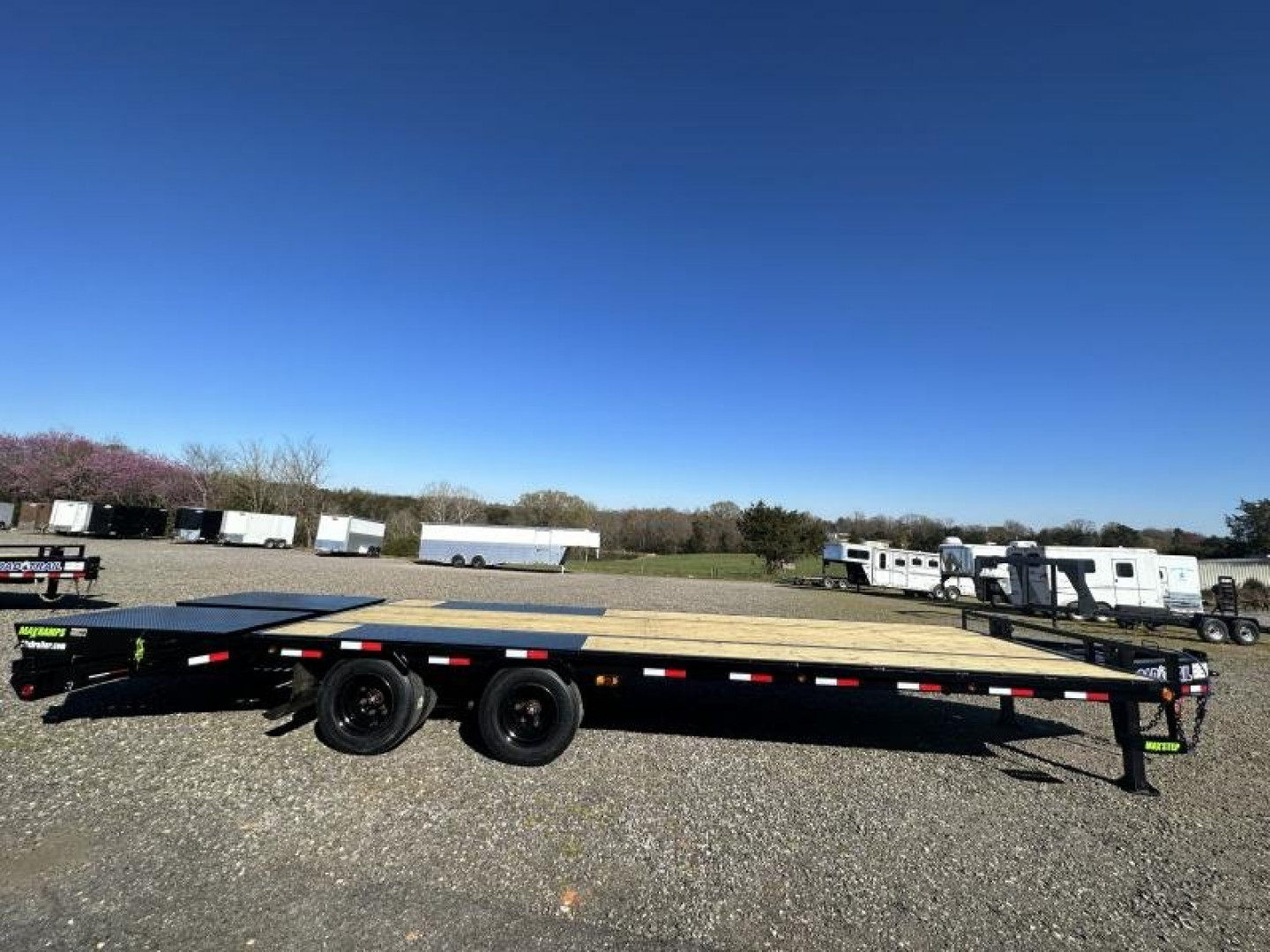 New 2023 Load Trail 102"X28' Low-Pro Pintle Hook Power Equipment