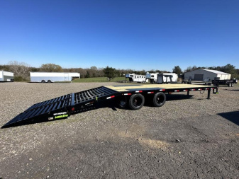 New 2023 Load Trail 102"X28' Low-Pro Pintle Hook Power Equipment
