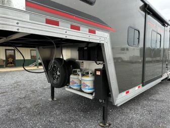 New 2023 Bison Trailers SV8313 SLIDE OUT LQ Horse Trailer