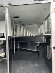 New 2023 Bison Trailers SV8313 SLIDE OUT LQ Horse Trailer
