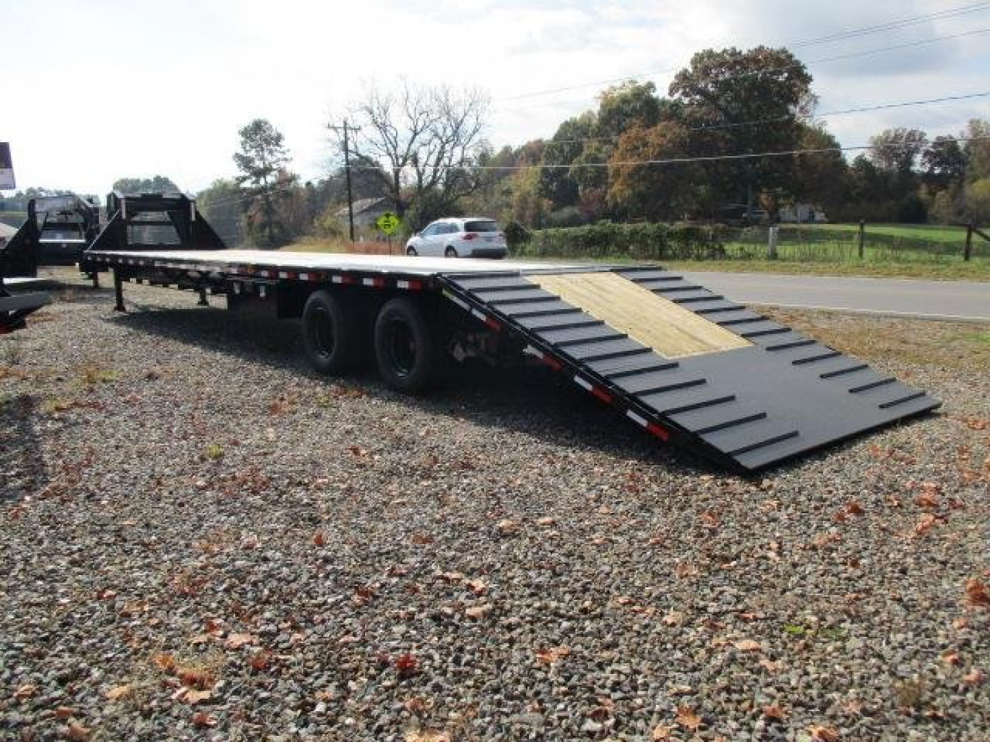 New 2022 Load Trail 102 x 40 HD w/Hyd Dove Equipment Trailer