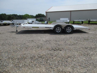 New 2023 Aluma 8218TA-EL-R-DT-RTD Utility Trailer