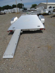 New 2023 Aluma 8218TA-EL-R-DT-RTD Utility Trailer