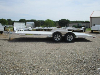 New 2023 Aluma 8218TA-EL-R-DT-RTD Utility Trailer