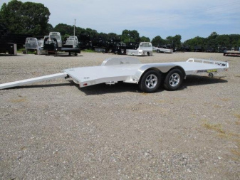 New 2023 Aluma 8218TA-EL-R-DT-RTD Utility Trailer