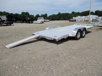 New 2023 Aluma 8218TA-EL-R-DT-RTD Utility Trailer