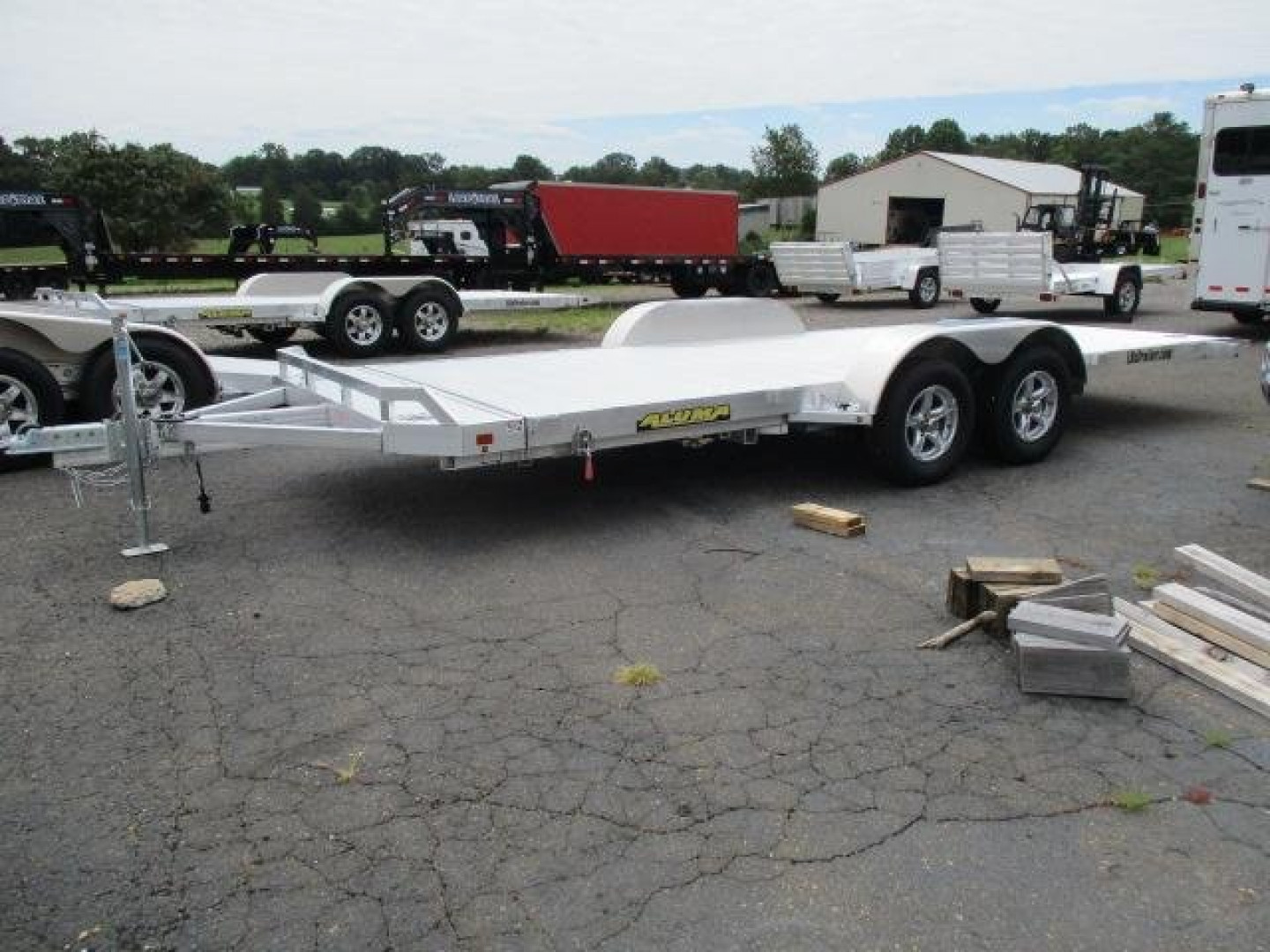 New 2023 Aluma 8218 Tilt Utility Trailer