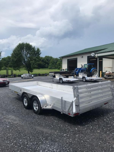 New 2023 Aluma 8118TA Utility Trailer