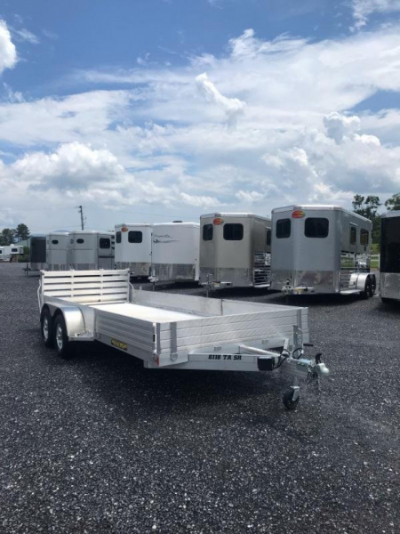 New 2023 Aluma 8118TA Utility Trailer