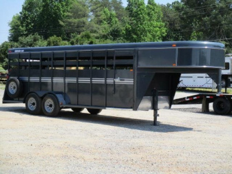 New 2023 Bee 6 x 20 GN Stock Stock / Stock Combo Trailer