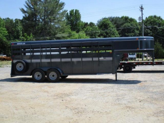 New 2023 Bee 6 x 20 GN Stock Stock / Stock Combo Trailer
