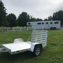 New 2023 Aluma 638S-TG Utility Trailer
