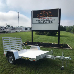 New 2023 Aluma 638S-TG Utility Trailer