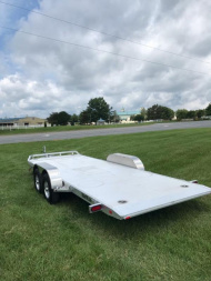 New 2023 Aluma 8218H TILT Car / Racing Trailer