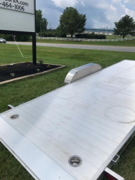 New 2023 Aluma 8218H TILT Car / Racing Trailer