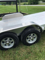 New 2023 Aluma 8218H TILT Car / Racing Trailer