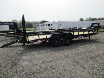 New 2022 Load Trail 83 x 20 CH w/Side Rails Car / Racing Trailer