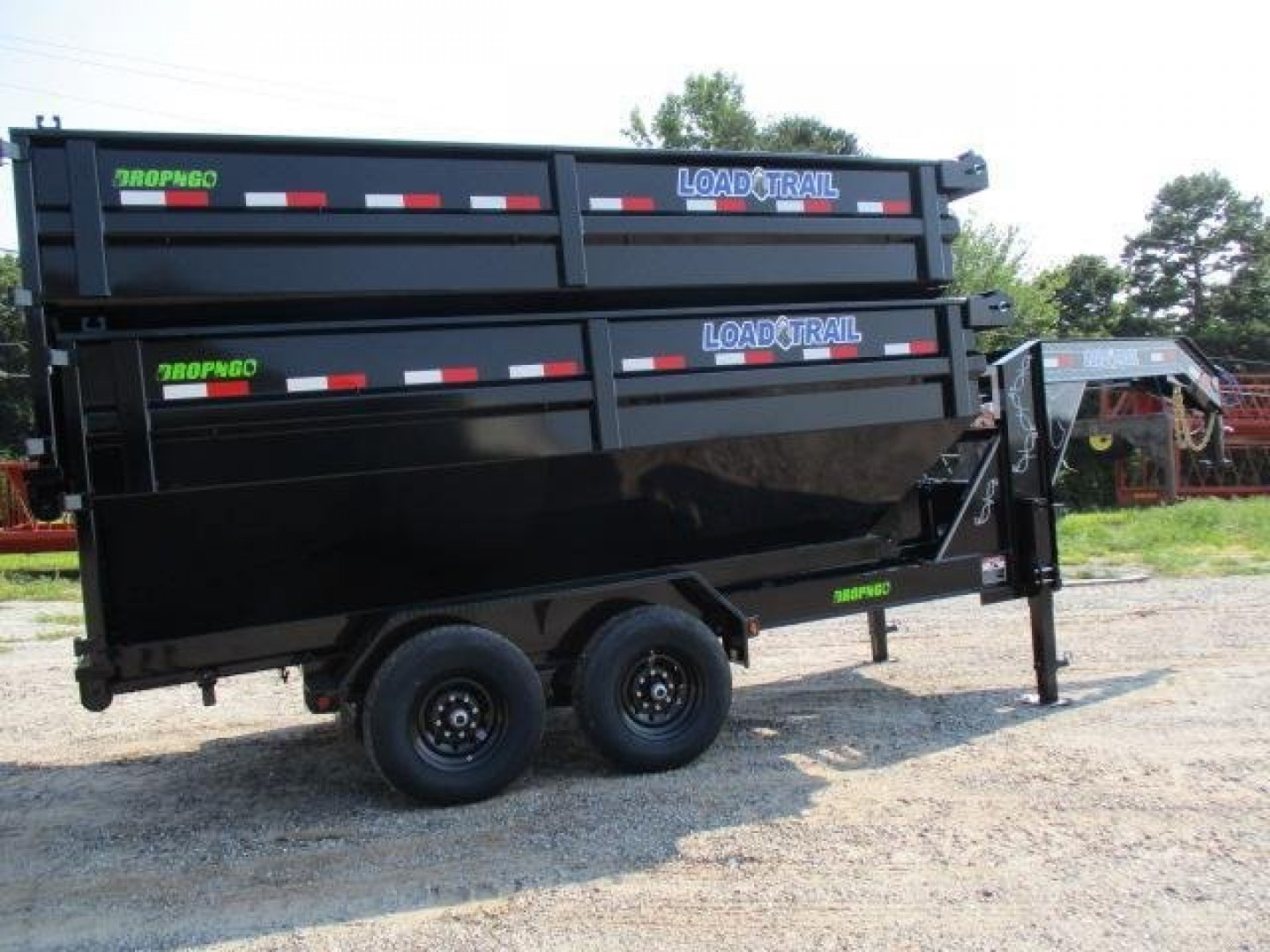New 2021 Load Trail 83 X 14 GN Drop-N-Go Frame Only Dump Trailer