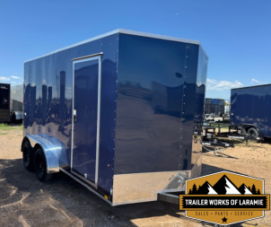 New 2025 Look Trailers 7x14 Blue 7K- 6  Taller