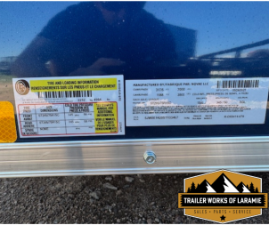 New 2025 Look Trailers 7x14 Blue 7K- 6" Taller