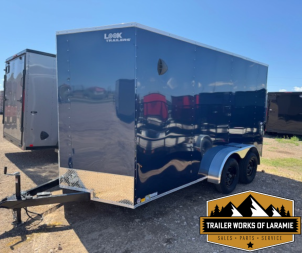 New 2025 Look Trailers 7x14 Blue 7K- 6" Taller