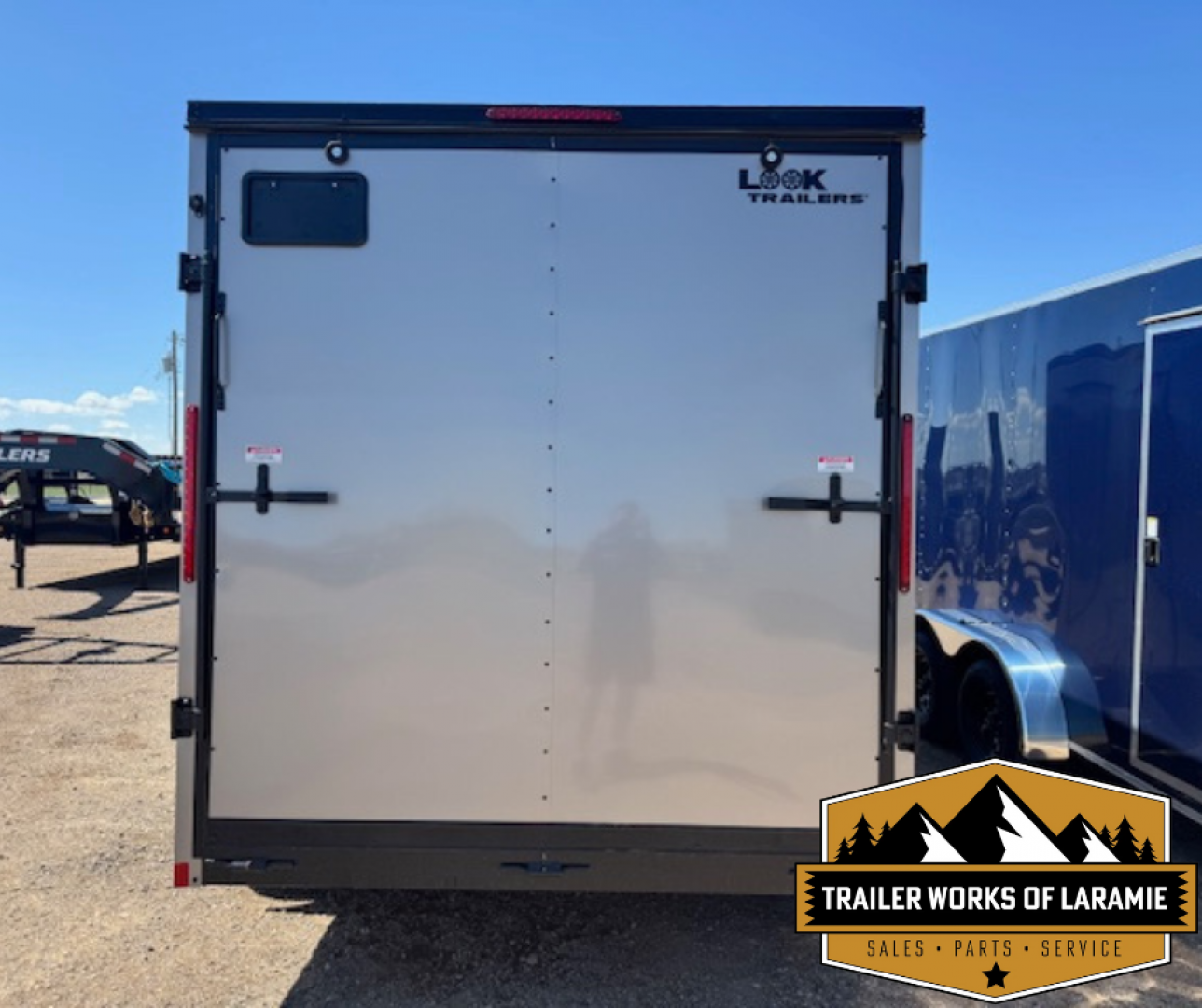 New 2025 Look Trailers Cargo / Enclosed Trailer 7x14-Pewter- 7K