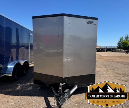 New 2025 Look Trailers Cargo / Enclosed Trailer 7x14-Pewter- 7K