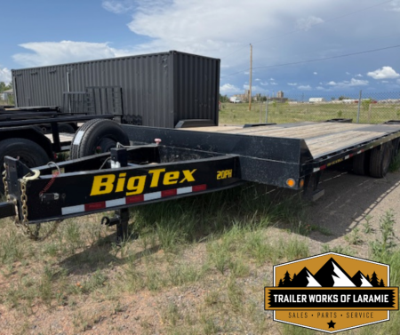 Used 2019 Big Tex Trailers - 20PH-20BK- Deckover Trailer-BP- 20FT- 20K
