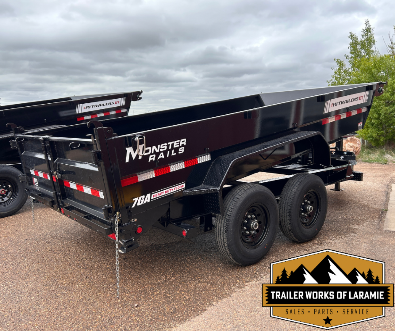 Used 2026 PJ DT1 83" 7x14 Telescopic Dump Trailer- 16K
