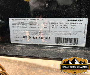 Used 2026 PJ DT1 83" 7x14 Telescopic Dump Trailer- 16K