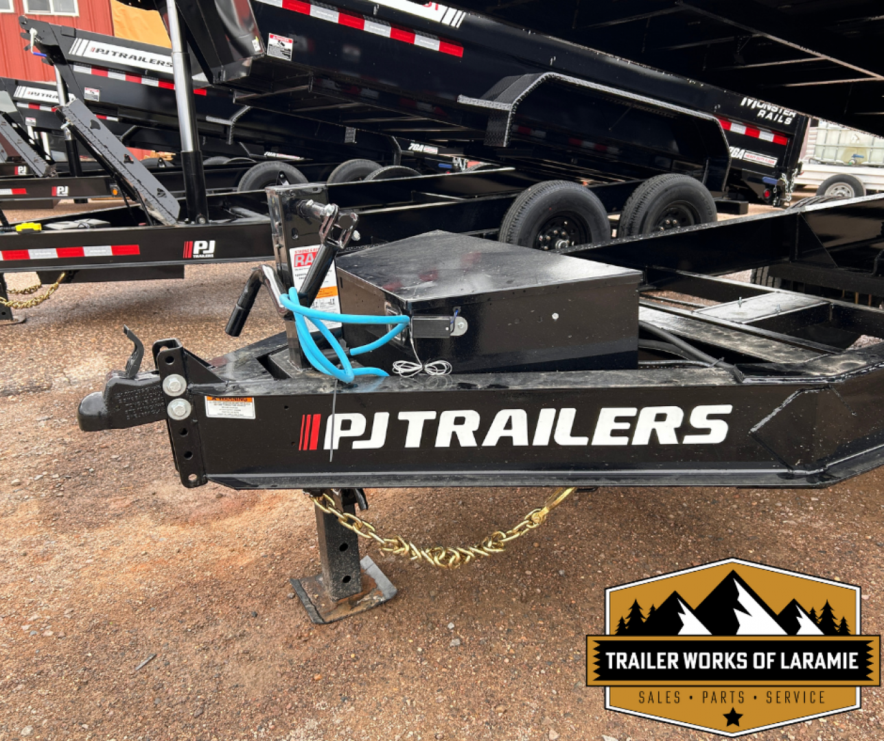 New 2026 PJ D8 96" Deck over Dump Trailer-Fold down sides-7x14-16K