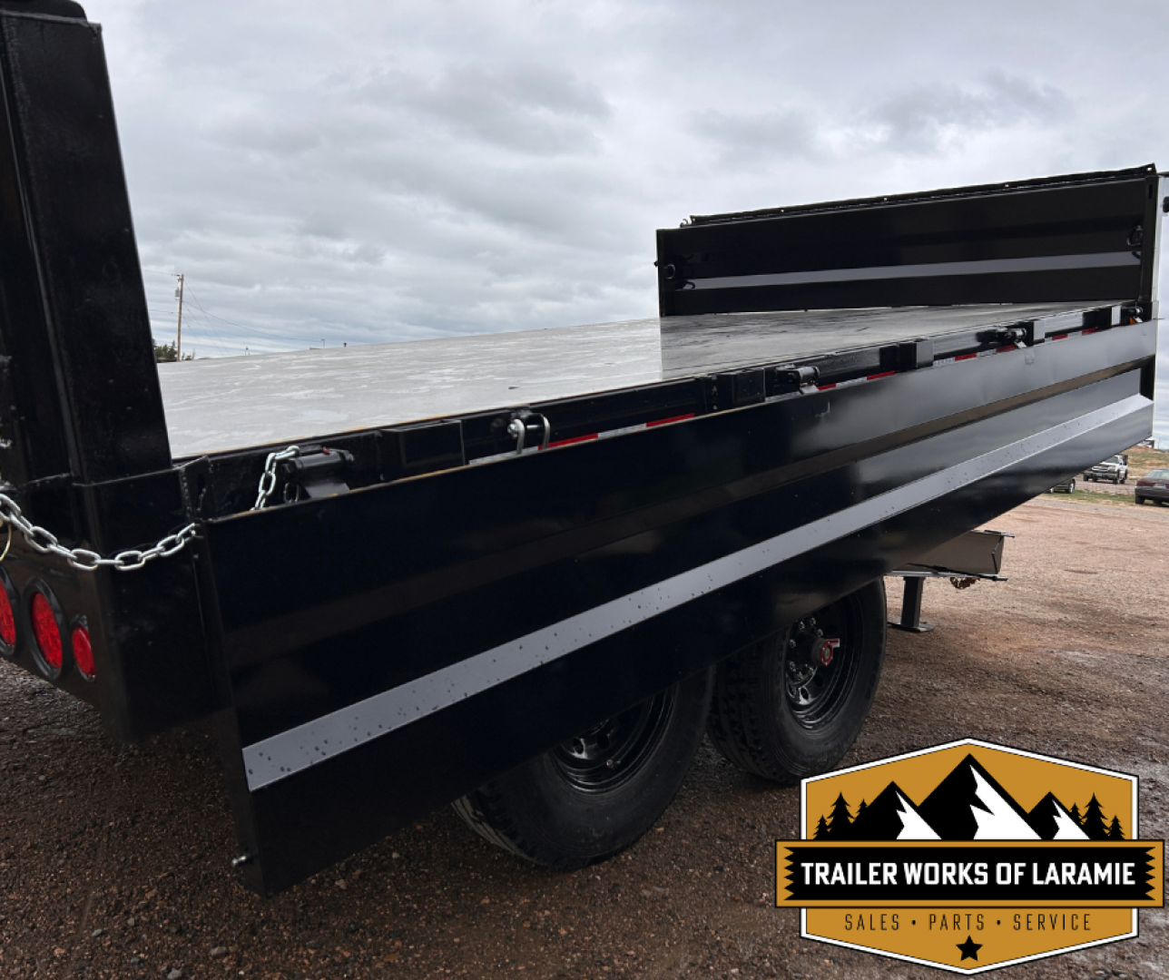 New 2026 PJ D8 96" Deck over Dump Trailer-Fold down sides-7x14-16K
