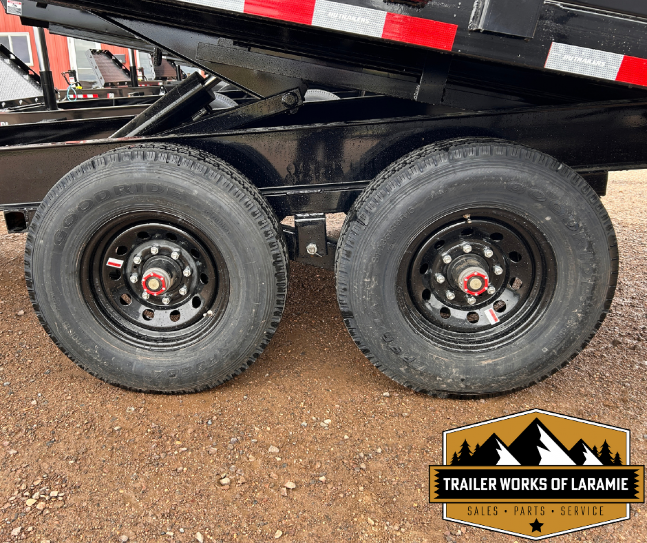 New 2026 PJ D8 96" Deck over Dump Trailer-Fold down sides-7x14-16K