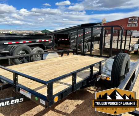 New 2025 PJ Trailer U8-6X12 SA Utility Trailer-83  wide deck