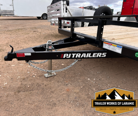 New 2025 PJ Trailer U8 7 X 14 SA Utility Trailer- 83" wide deck
