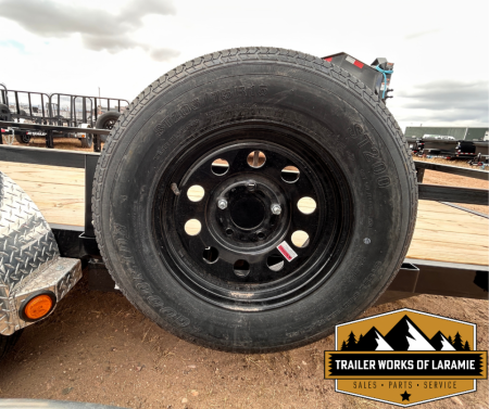 New 2025 PJ Trailer U8 7 X 14 SA Utility Trailer- 83" wide deck