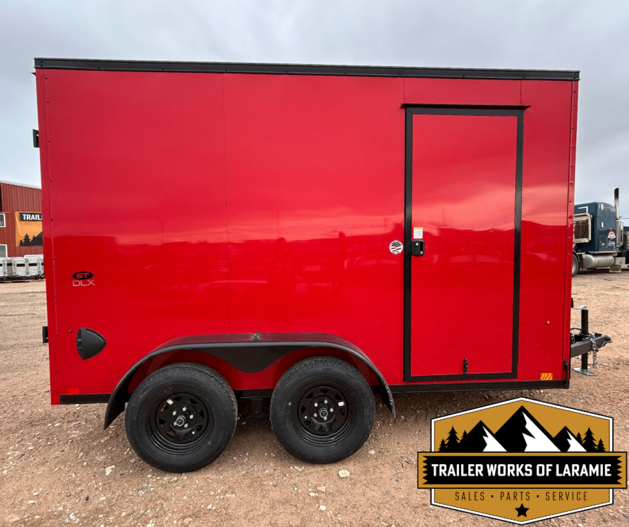 New 2025 Look Trailers 6 X 12 7K ST DLX Flat Top V-Nose Cargo / Enclosed Trailer